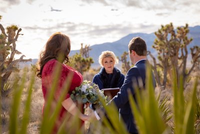 Las Vegas Desert Elopement Private Wedding Vows