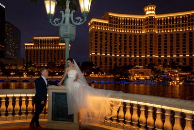 Las Vegas Elopement Destination Wedding Bellagio 