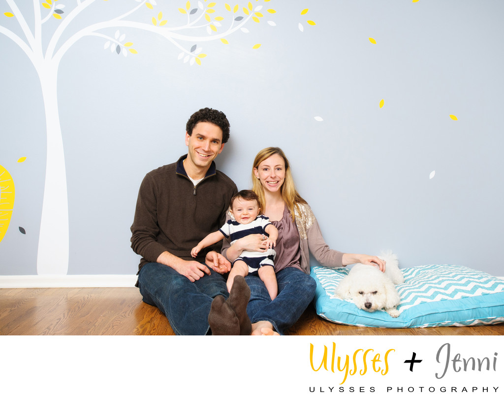 Best Portraits With Baby and Family Dog