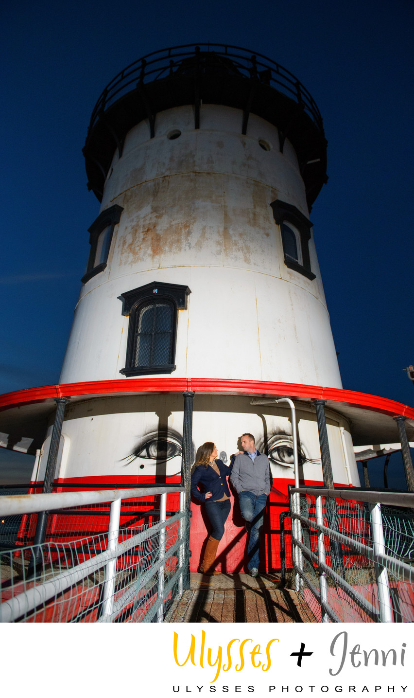 Lighthouse Engagement Photo Westchester