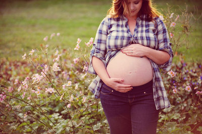Soft and Content Maternity Photo