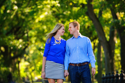 Mall of Central Park Engagement in Blue