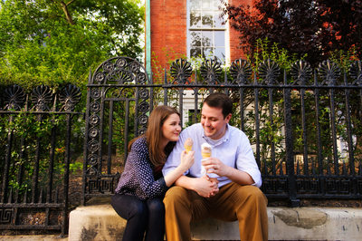 Engagement Photography with Ice Cream Cones