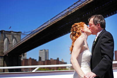 Wedding Photography Under the Brooklyn Bridge
