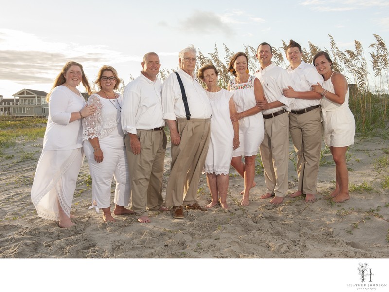 Isle of Palms, SC destination family portrait - Heather Johnson Photography 