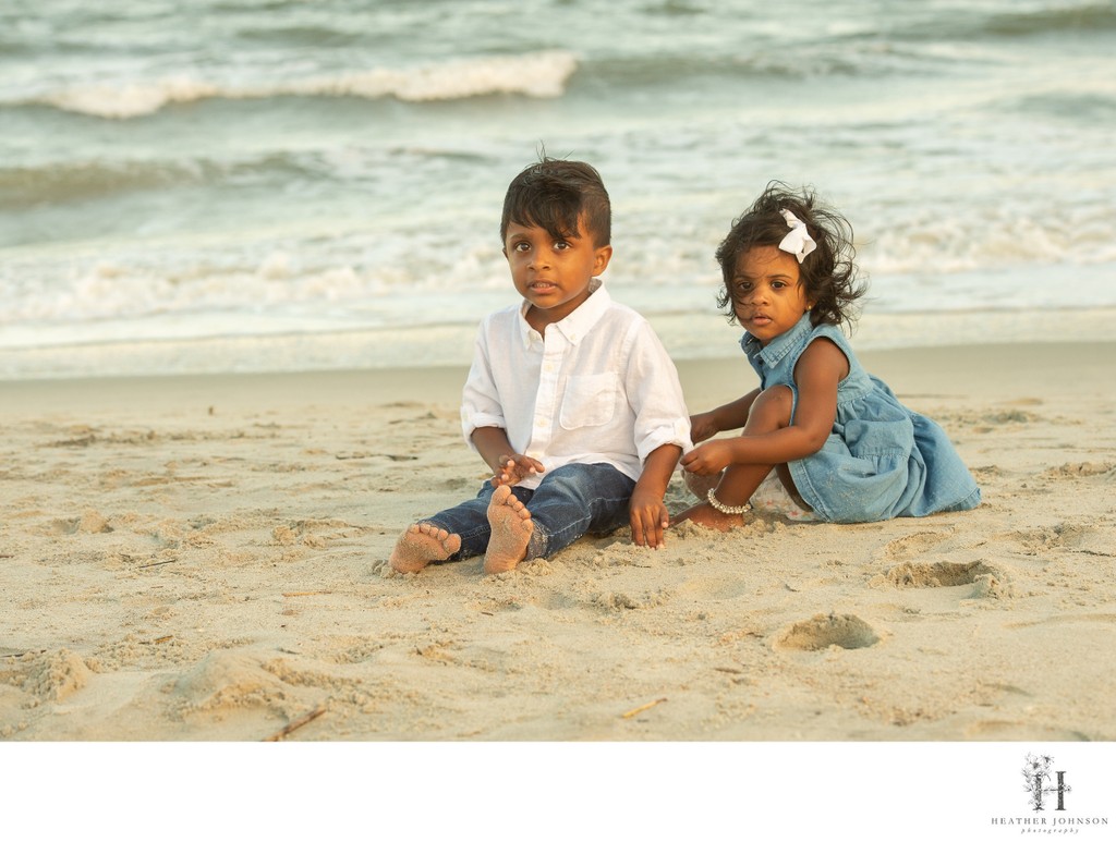 The Lukes - Kids Beach Portrait - Isle of Palms, South Carolina 