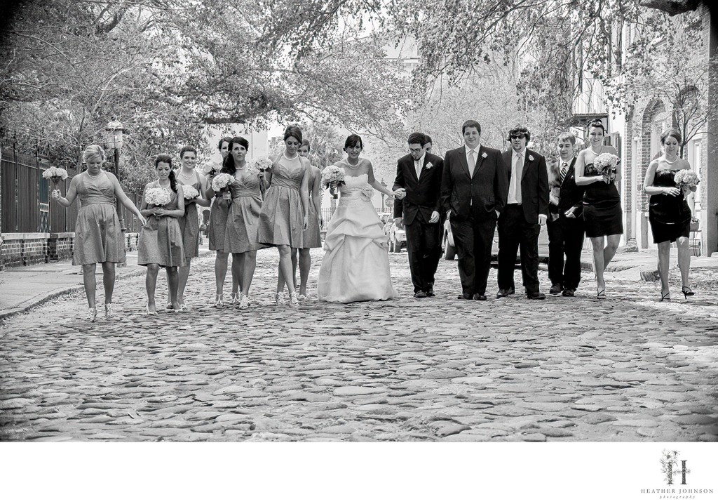 Charleston Wedding Portrait Pics on Chalmers Street - Heather Johnson Photography 