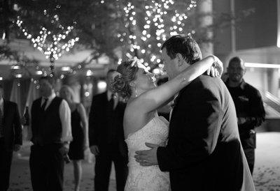 Bride and Groom Dancing - Ritz Carlton Hotel - Charlotte, NC - Heather Johnson Photography 