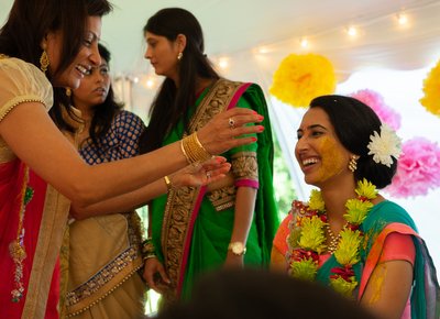 Charleston Mehendi Indian Wedding Ceremony - Heather Johnson Photography 