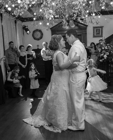 Bride and Groom First Dance - Gassaway Mansion - Greenville, SC - Heather Johnson Photography 