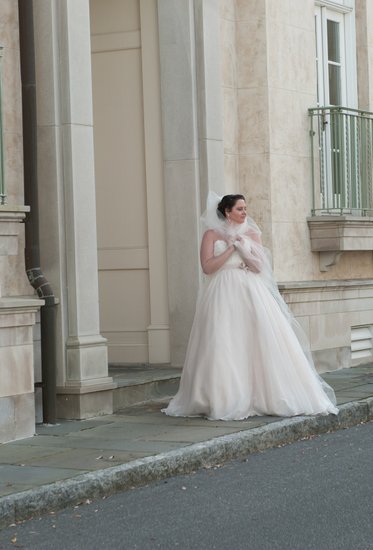 Charleston Wentworth Hotel Mansion Bridal Portrait  - Heather Johnson Photography