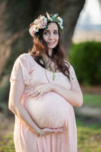River Front Park -North Charleston- Maternity Portrait - Heather Johnson Photography 