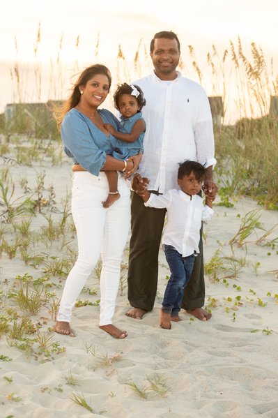 Isle of Palms, South Carolina - Family Beach Portrait 