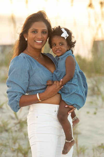 Mommy and Me Family Portrait - Isle of Palms, South Carolina 