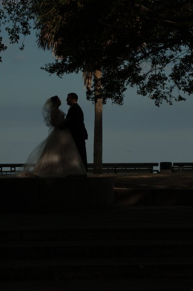 The Battery Wedding Portrait - Charleston, SC 