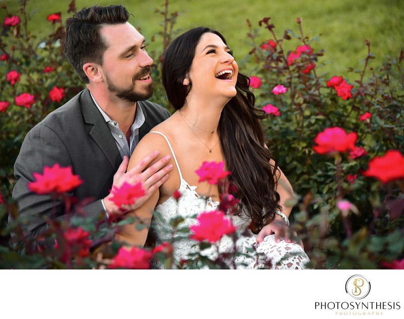 Allentown Rose Gardens Engagement Photographer