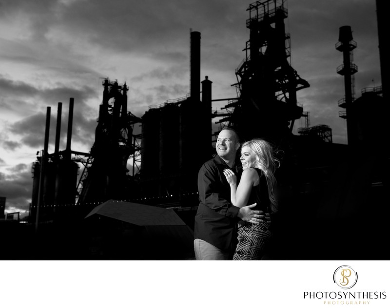 Steel Stacks Engagement Photos