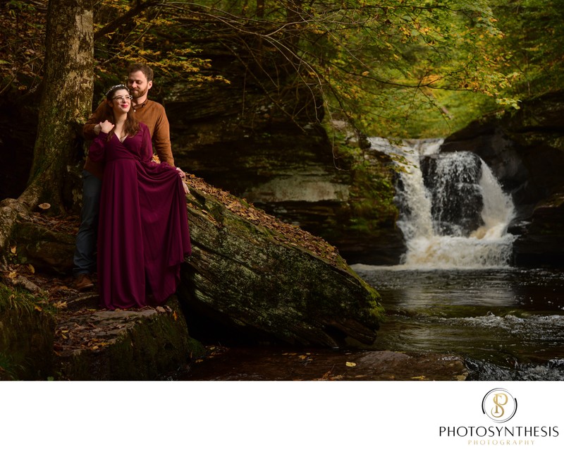 Ricketts Glen engagement photographer