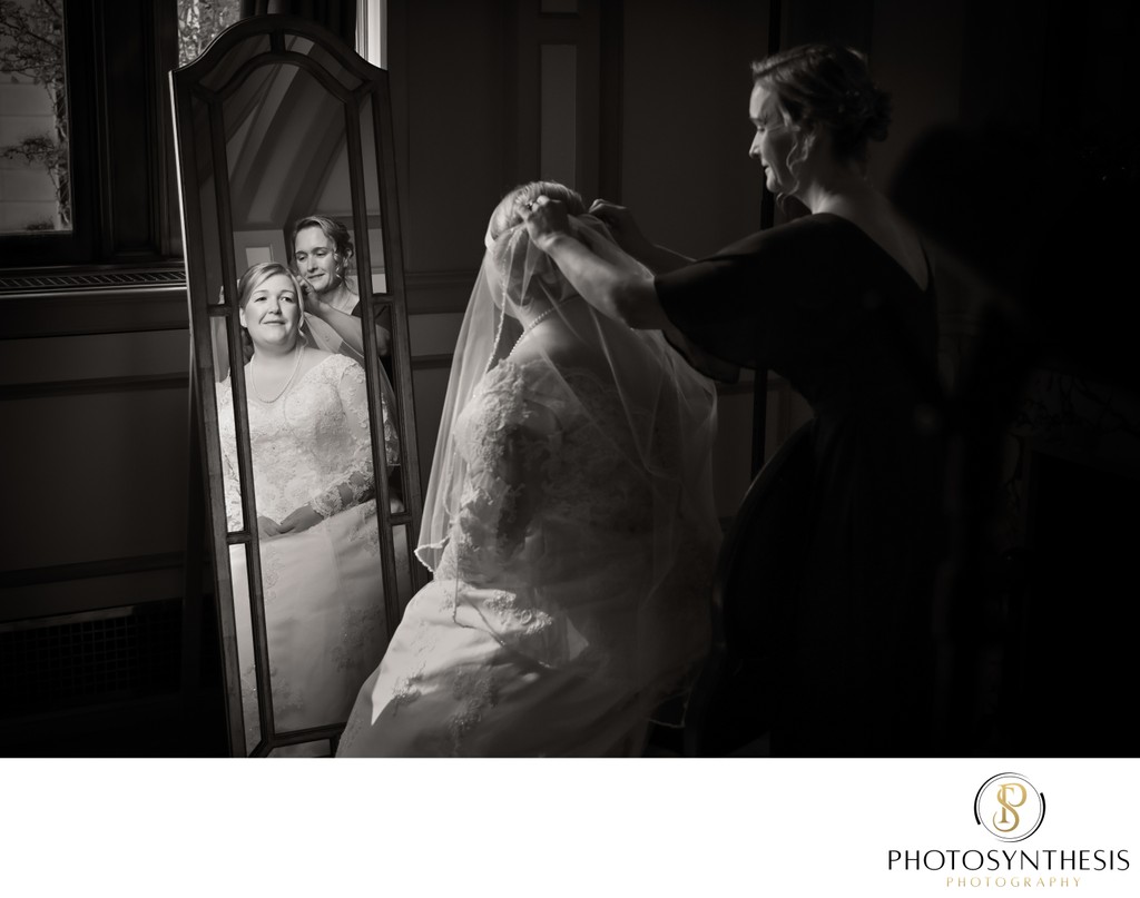 Bride Getting Ready at Vault 634