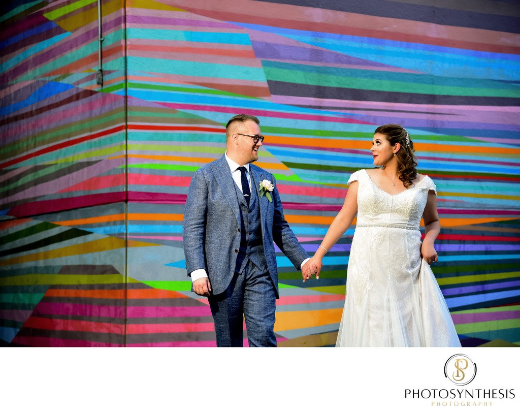 Allentown Arts Walk Wedding Photographer
