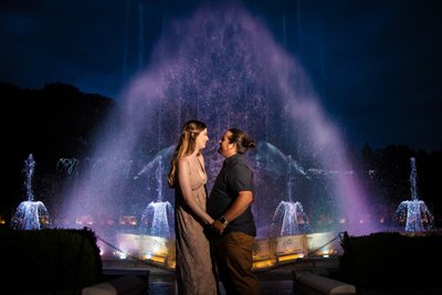 Longwood Gardens Engagement Pictures