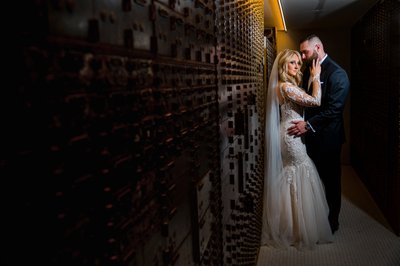 Bride and Groom at Vault 634 