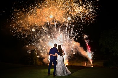 Woodstone Country Club Wedding Fireworks Photos