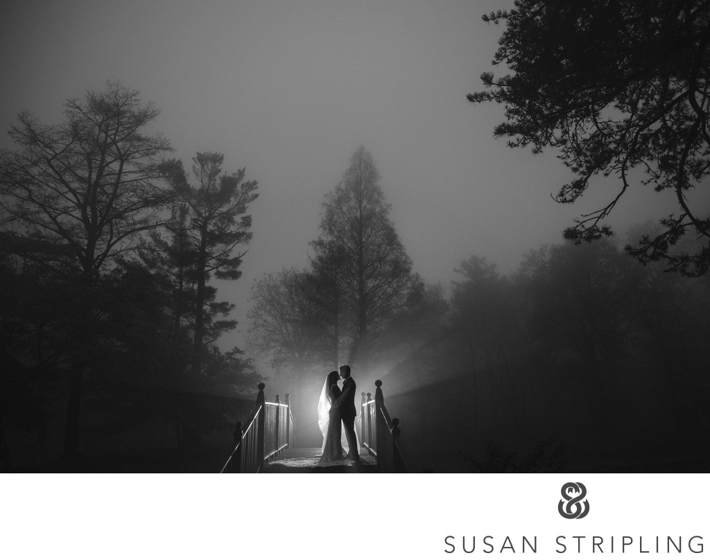 Pleasantdale Chateau wedding photos at night