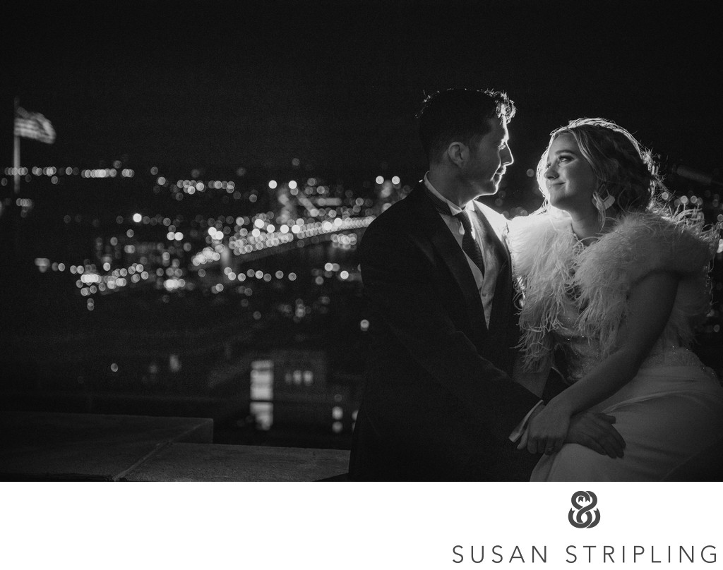 Loews Philadelphia PA rooftop wedding pictures