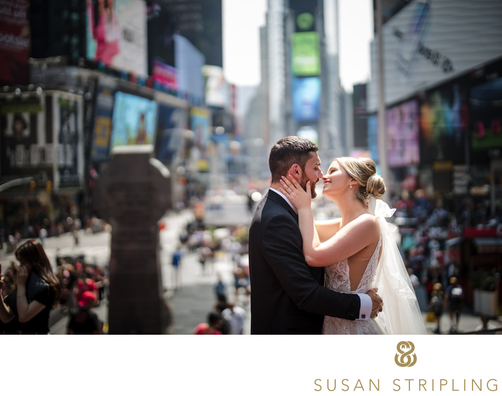 Times Square Wedding Photos
