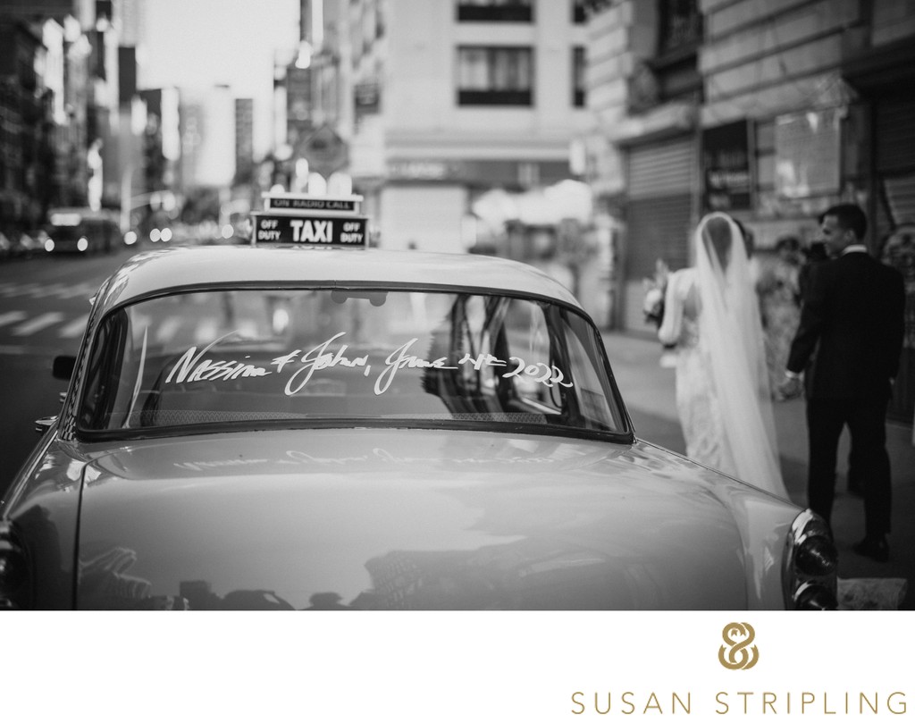 Film Cars Rental NYC Taxi Wedding