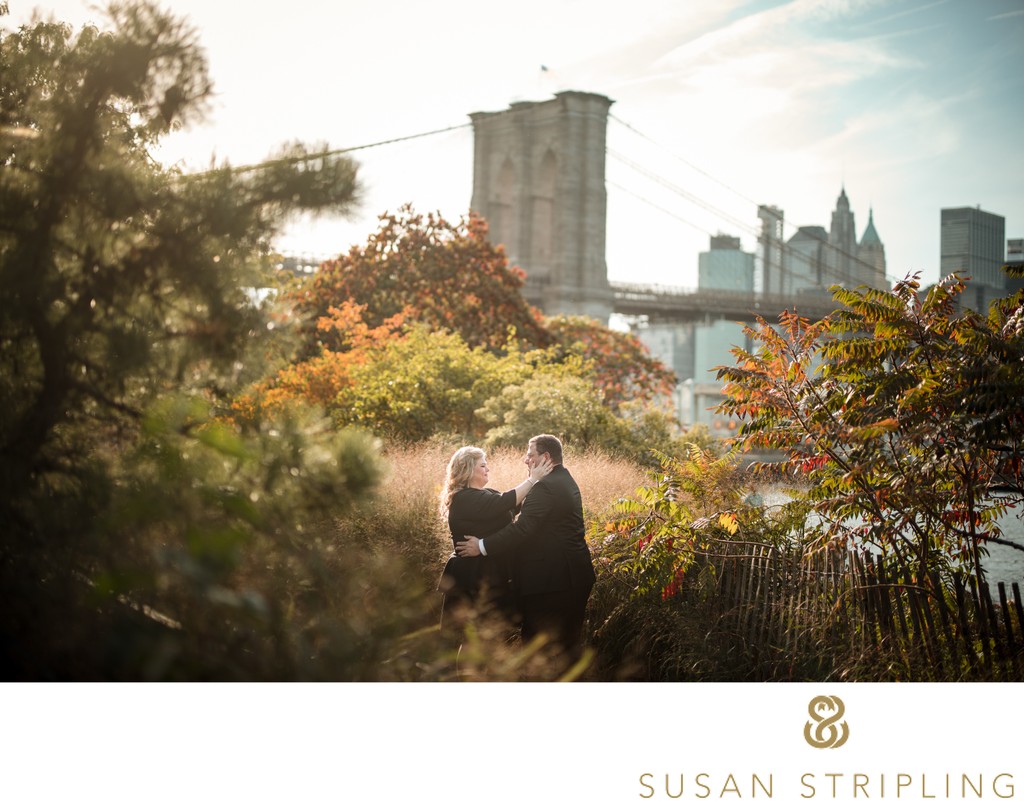 Colorful Engagement Photos in Dumbo Brooklyn