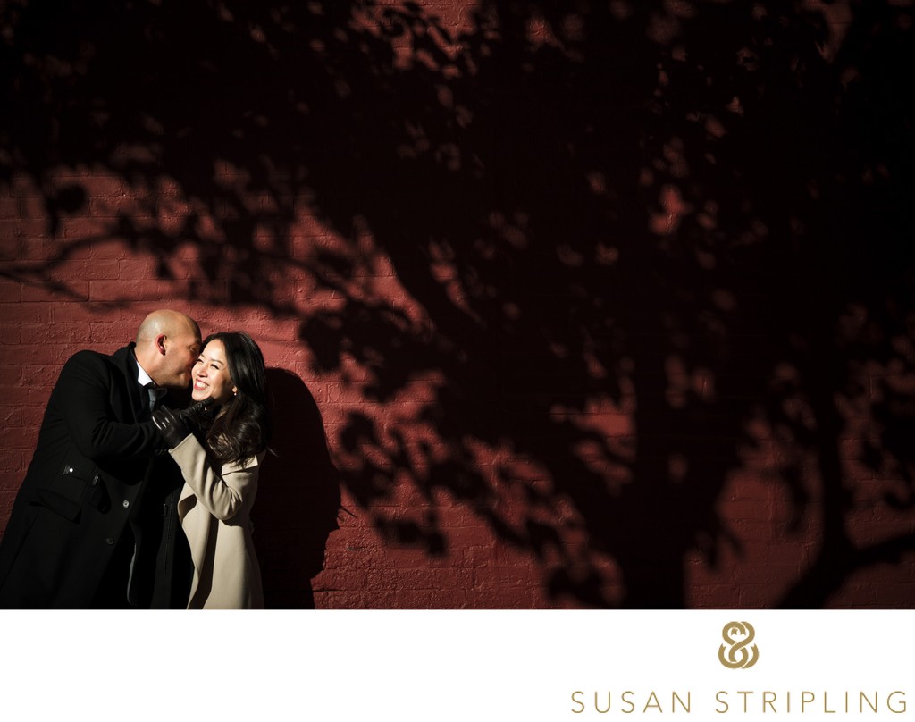 Intimate and Personal Engagement Photos in Dumbo