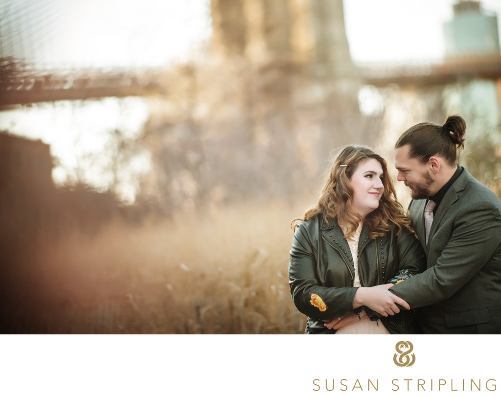 Natural and Organic Engagement Photos in Dumbo
