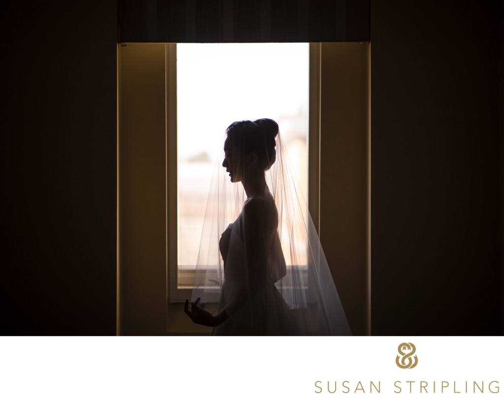 best wedding silhouette simple