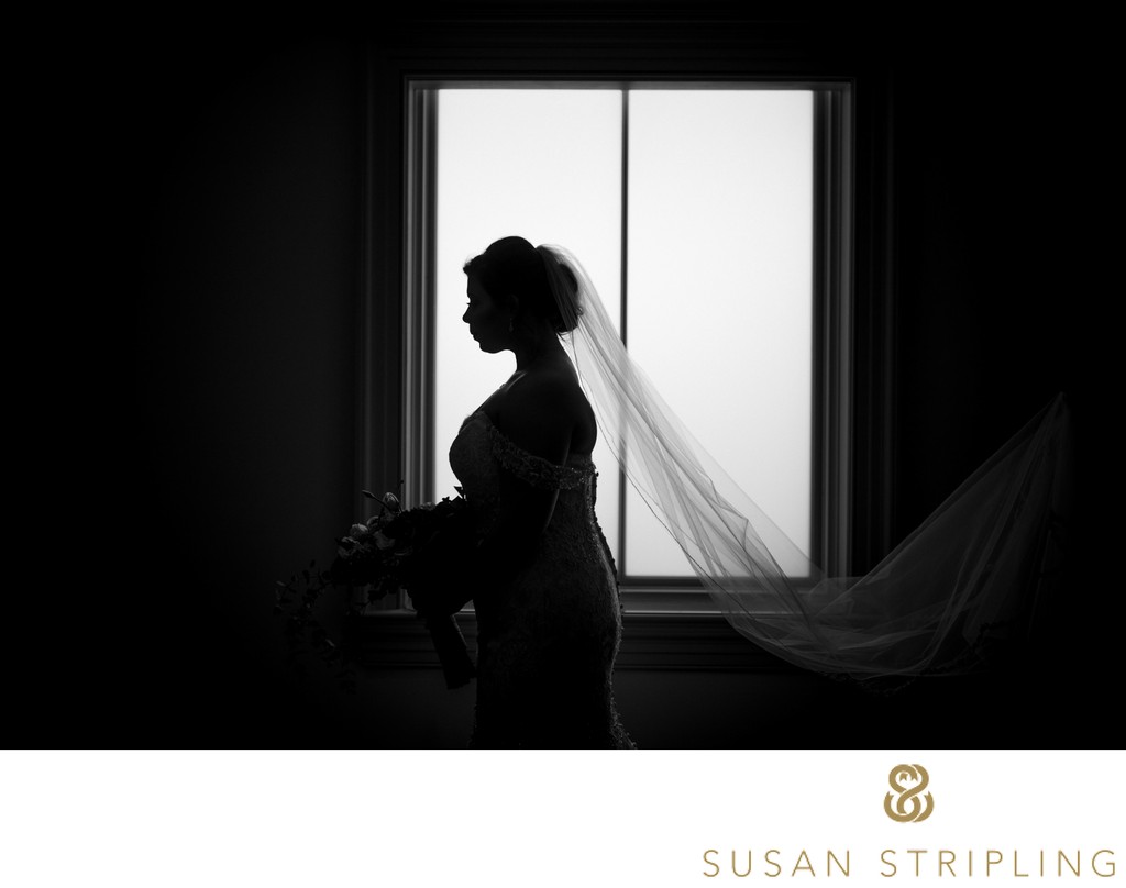 best wedding silhouette against a window pic
