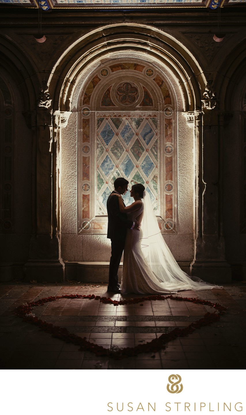best wedding silhouette central park