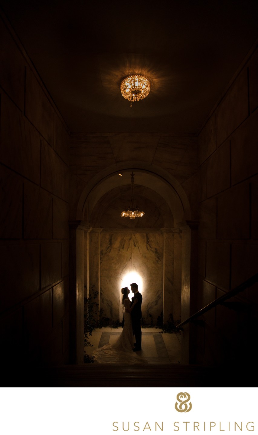 best wedding silhouette ritz carlton philadelphia