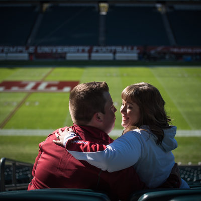 Lincoln Financial Field Engagement Photos.