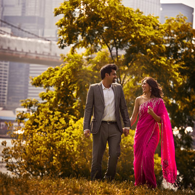 New York Indian Engagement Photographer