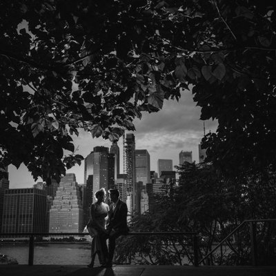 Brooklyn Bridge Park Engagement Shoot