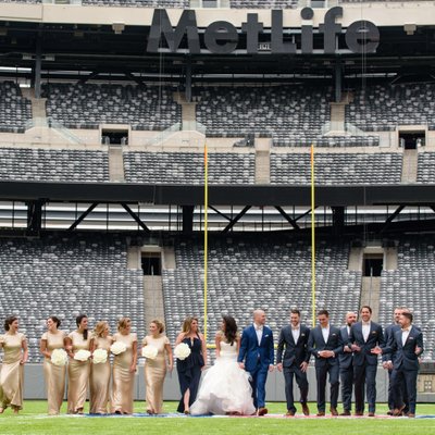 MetLife Stadium Wedding Pictures