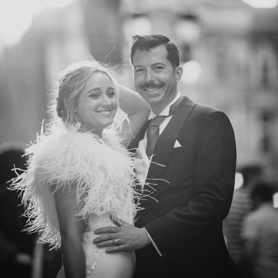 Loews Philadelphia PA Sunset Wedding Pictures