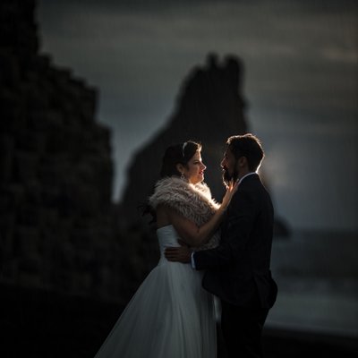 Iceland Black Sand Beach Wedding Photos