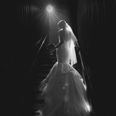 Fitler Club Philly Wedding Staircase Photo