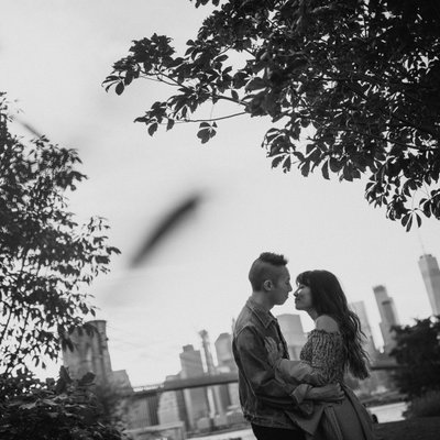 Moody Wedding Photos in Dumbo Brooklyn