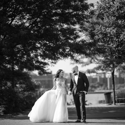 74 Wythe Wedding black and white photo