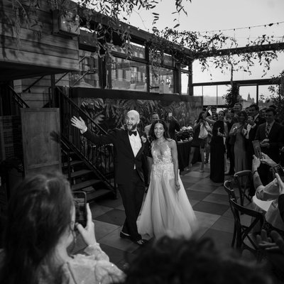 Reception entrance 74 Wythe Wedding