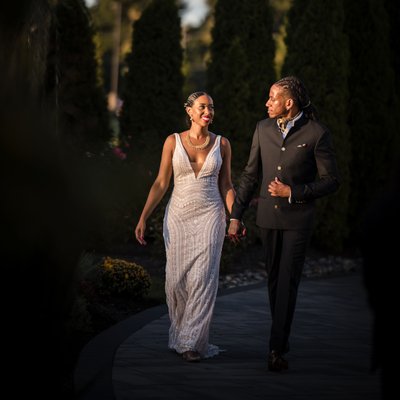 Mansion on Main Street sunset wedding photos
