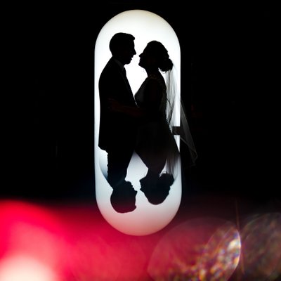 Double Exposure wedding image nyc